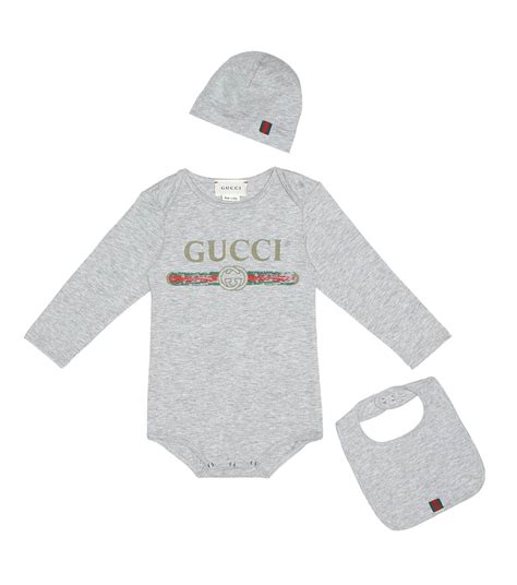 bavoir gucci|Gucci Bavoir pour bébé en coton avec bande Web.